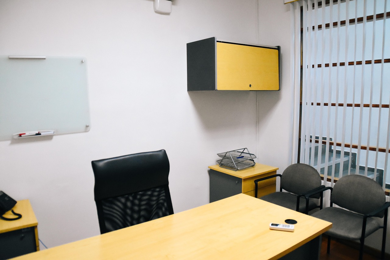Client and advisor meeting in an office